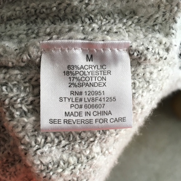 Chunky gray sweater NWOT - Picture 7 of 7
